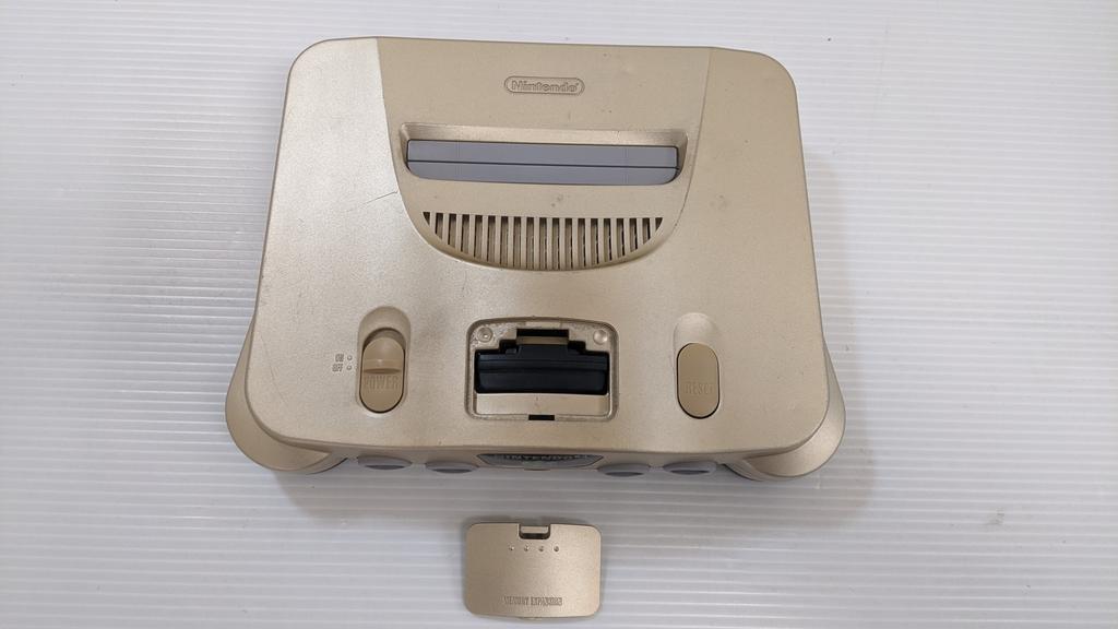 Refurbished Nintendo 64 N64 Console GOLD 1-15-3 Used