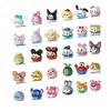 Stitch LinaBell Hello Kitty Sanrio Construction Blocks Damo Egg Cartoon Figrues Bricks Children's Assembly Playthings Model Present
