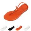 Summer Women's Open Toed Color Lightweight and Fashionable Casual Clip Toe Beach Slippers