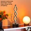 1pc Usb Powered Seaweed Shaped Desk Lamp Creative Bedside Atmosphere Night Light for Bedroom Living Room Table Decor Lighting