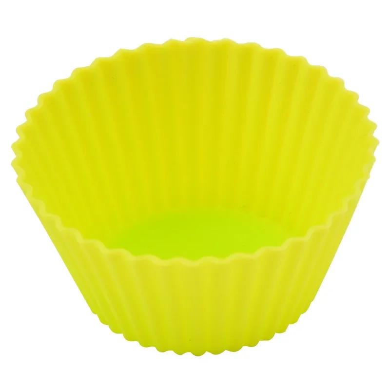 New 12 pcs Silicone Cupcake and Muffin Cup Cake Tool, Baking Silicone Mold for DIY Cupcake