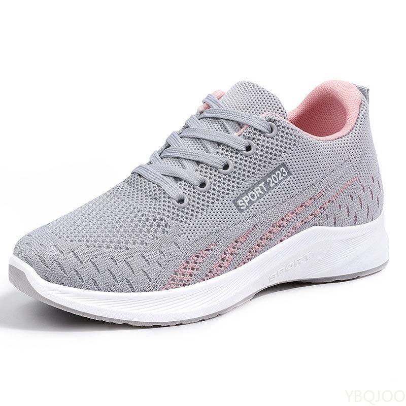 Large Size Spring and Autumn Fashion  Lightweight Casual Women s Shoes Breathable and Versatile Sports Running Women s Shoes 35