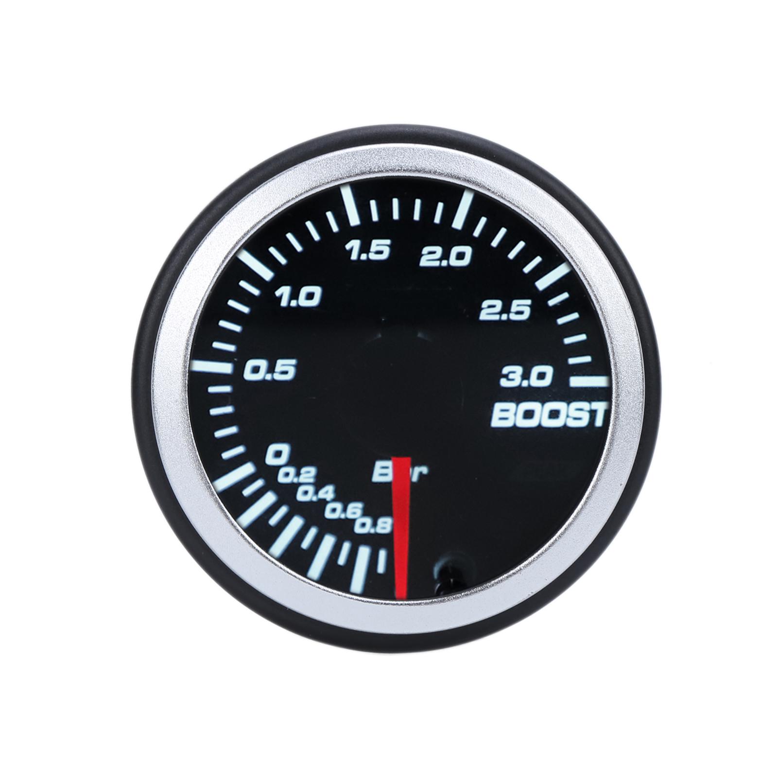 

2-дюймовый 12-вольтовый турбо-измеритель с 13-барным дисплеем, 10-цветная подсветка, красная стрелка с датчиком