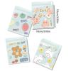 50/100 Pcs Cartoon Pattern Plastic Self-Adhesive Candy Bags Cookie Donut Bread Pastry Bag Food Packaging Resealable Gift Bag