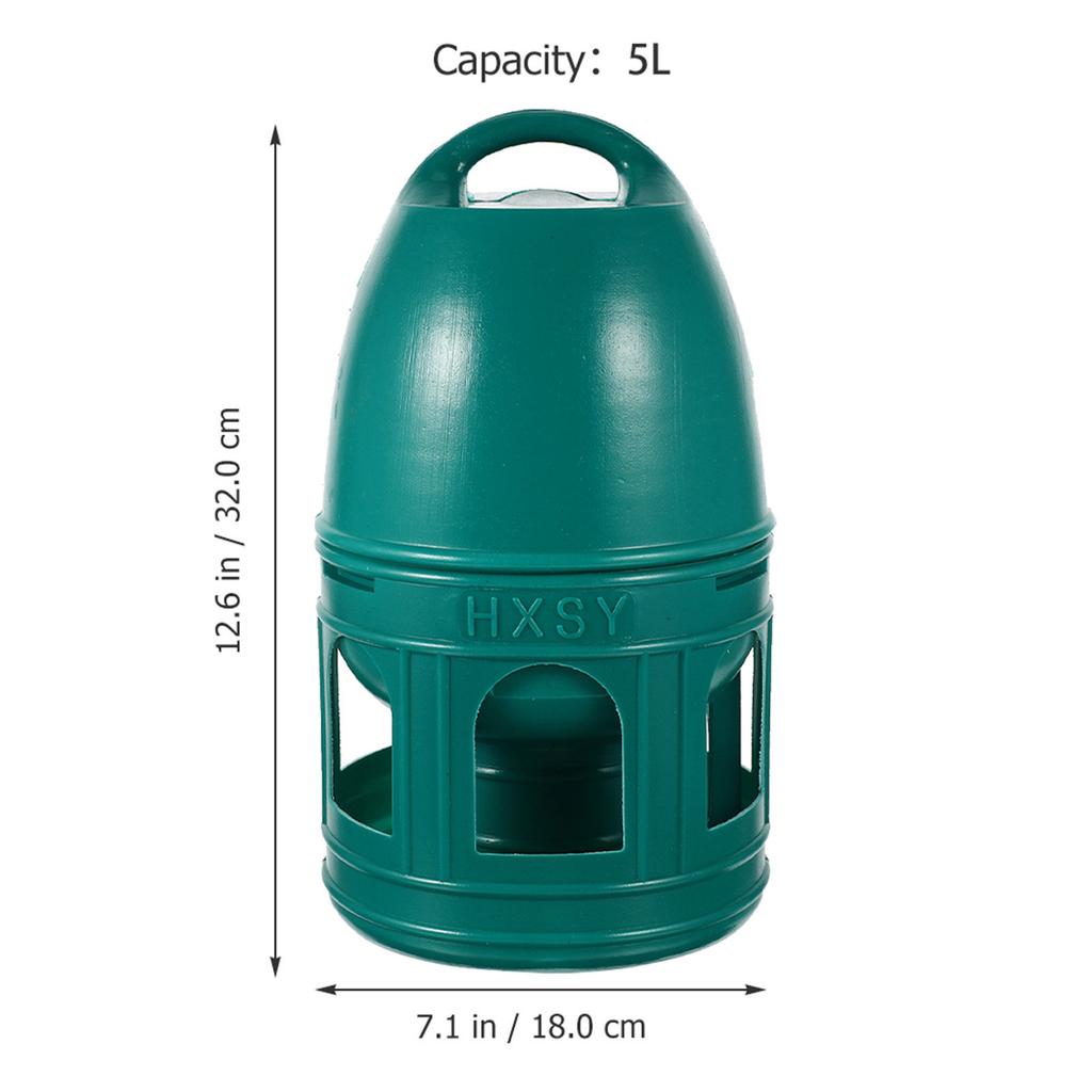 Large Capacity Bird Water Dispenser for Pigeons Parrots Doves Sturdy Round Smooth Detachable Easy Clean Portable Household Zoo