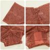 FINETOO 3 Stück Damen Spitze Floral Boyshort Sexy Hollow Out Unterwäsche Niedrige Taille Atmungsaktive Slips Mädchen Weiche Transparente Lingerie