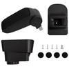 VidaXL Car Armrest Black 11x35x(32-49) Cm ABS 154679
