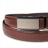 AUTO-LIC30 BR 85_K3 Men' Leather Belt AUTOMATIC +CERTIFICATE