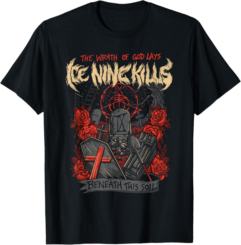 Ice Nine Kills Band 20th Anniversary INK 2026 T-Shirt Cotton Men's and Women's T Shirt Y2k Popular Summer Tee Fans Gifts T Shirt