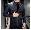 Men's Slim Casual Korean Style Leather Motorcycle Jacket