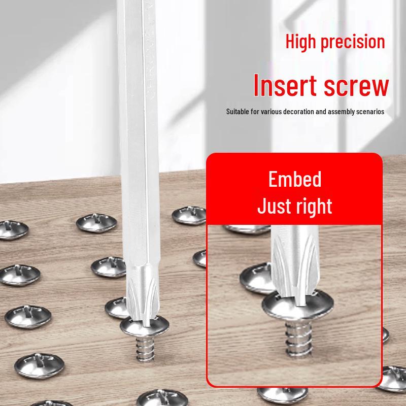 Dual-Use Magnetic Screwdriver, Double-Ended Phillips/Flathead, Chrome-Vanadium Steel.
