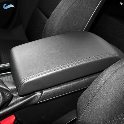 Armrest Leather Cover For Peugeot 508 2011 2012 2013 2014 2015 2016 2017 2018 Car Center Control Armrest Box Cover Trim Black