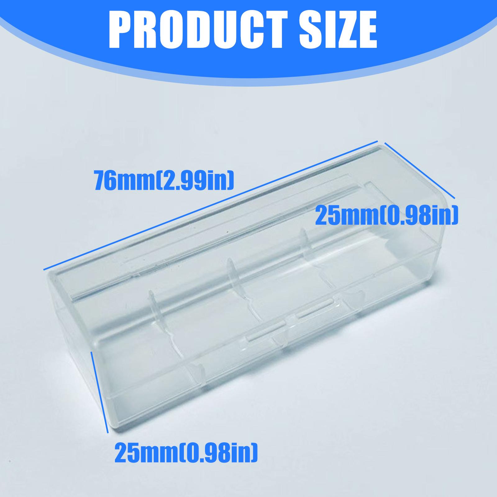 10pcs PP Case for 21700 Battery Holder Single Cell Storage Box NonToxic Safe Holder For Travel And Outdoor Activities 1 596₽