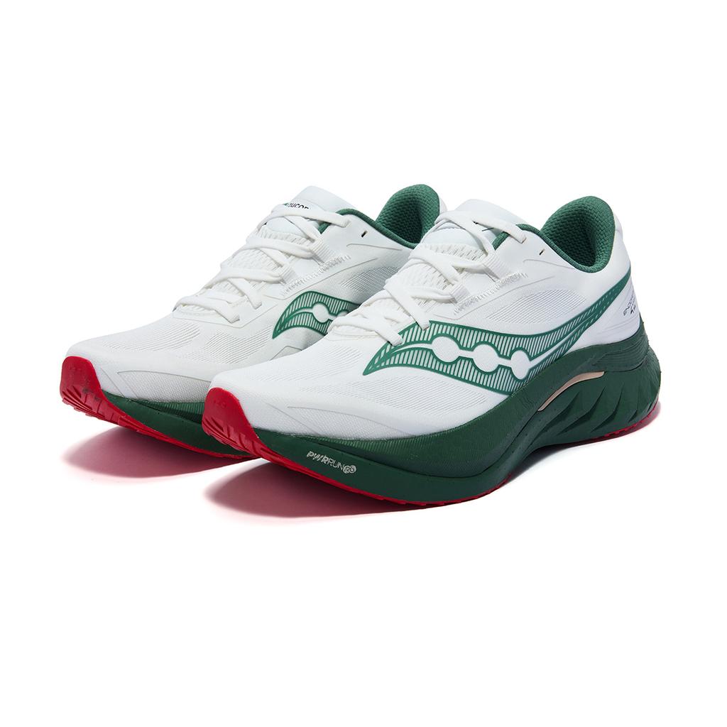 SAUCONY Endorphin Speed 4 SE Bequem Weich Leicht Schnell Atmungsaktiv Unterstützend Renn-Laufschuhe Unisex-Sneaker Weiß Grün S28280-1