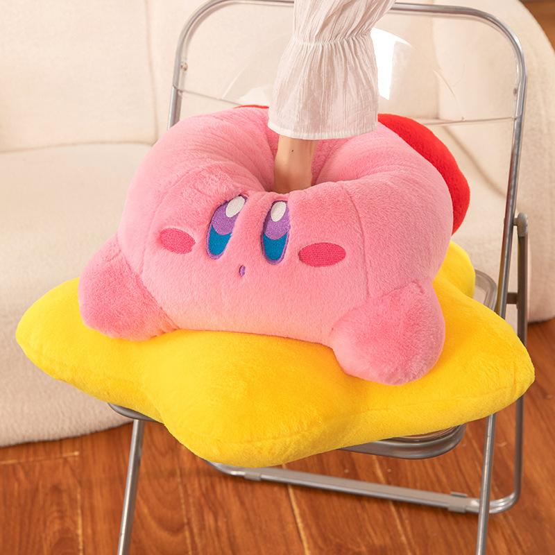 Kawaii Kirby Plush Toy 30/60 CM Kirby Stuffed Doll With Star Pillow Cute Soft Sleeping Companion For Birthday Xmas Gift