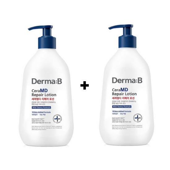 Derma:B CeraMD Repair Lotion 400 ml – Tägliche Feuchtigkeitspflege & Hautbarriere-Pflegelotion