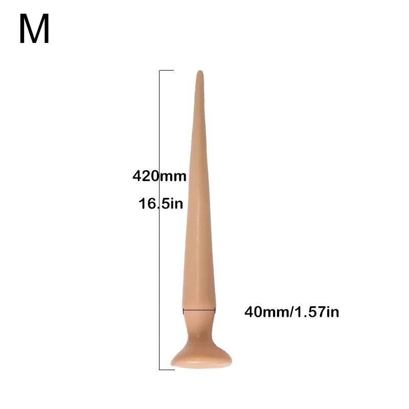 Long Anal Plug Dildo Super Soft Flexible Butt Plug Prostate Massage Anal Dilator Long Dick Ass Sex Toys For Men Women Couples