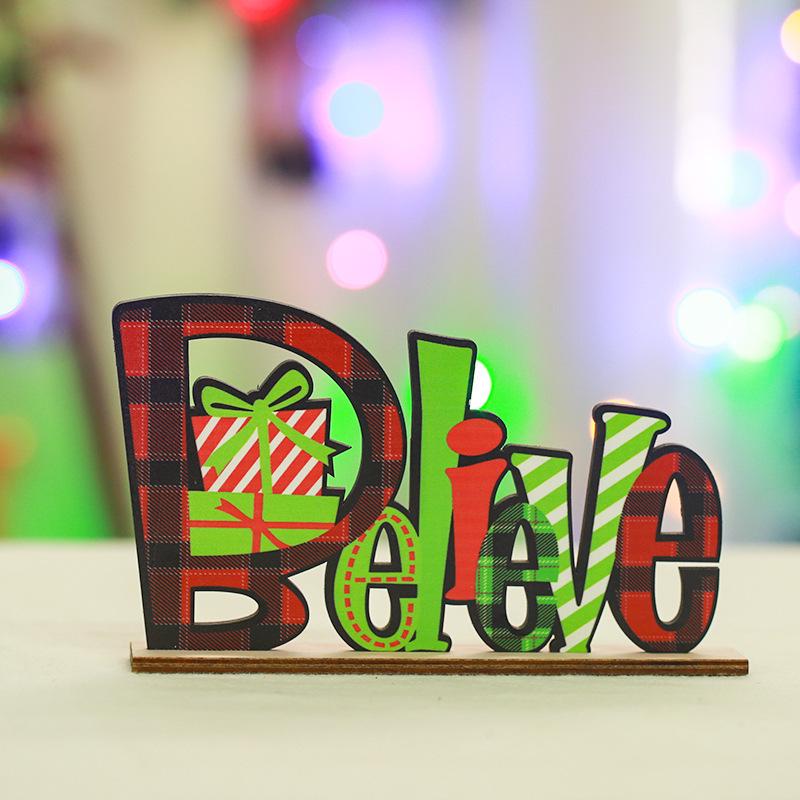 New Rudolph Wooden Ornament - Christmas Table Decoration