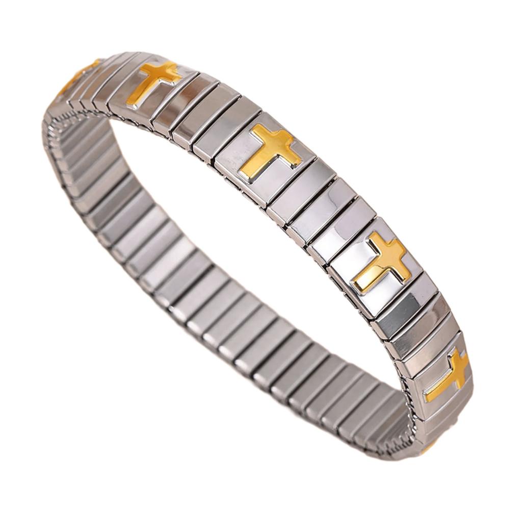 Elegant Adjustable Bracelet Jewelry Adjustable Bracelet In Stainless Steel Eye Catching Elastic Wrist Chain Ornament