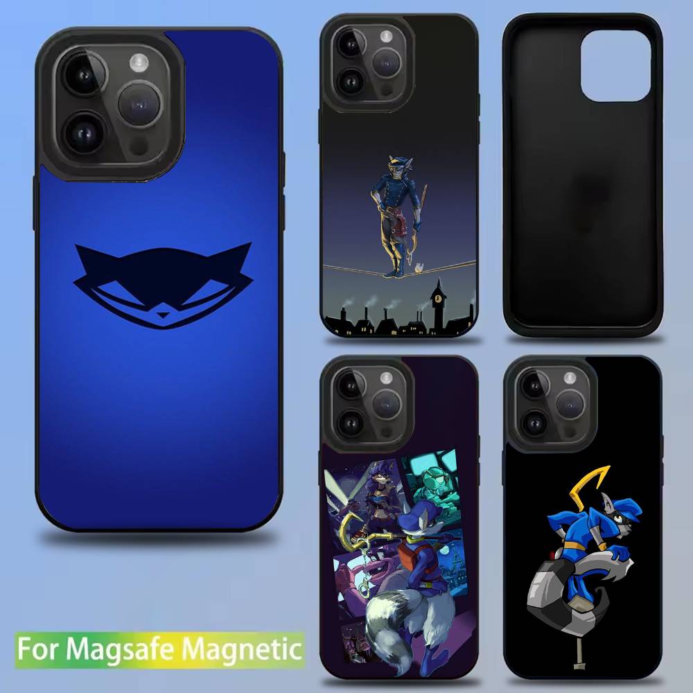 Cartoon Sly C-Cooper Phone Case For iPhone 16,15,14,13,12,11,Pro,Max,Plus,Mini,SE New Magsafe Magnetic Wireless Charging
