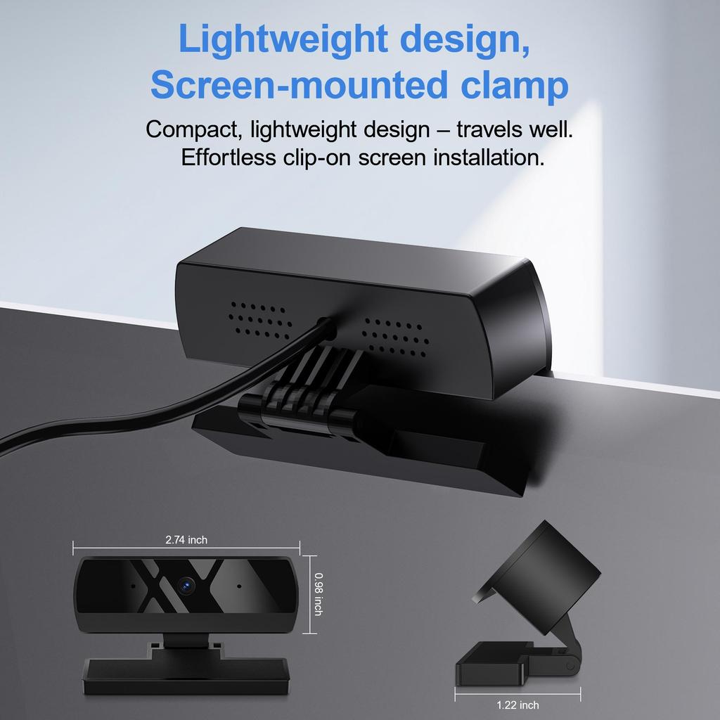 HD 1080P Web Camera USB Web Camera with Microphone Autofocus Camera PC Computer Laptop Live Streaming Webcam for Video Calling