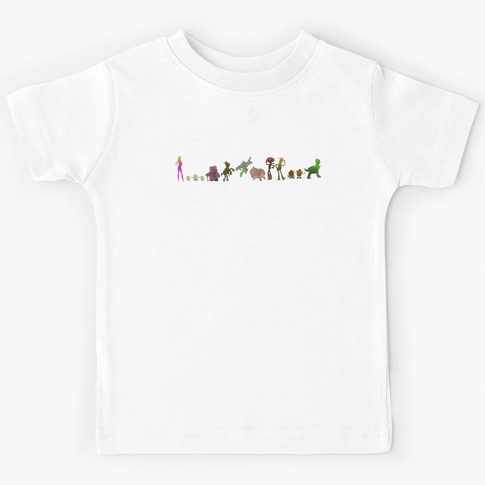 Characters Inspired Silhouette Kids T-Shirt 140