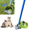 Pala pentru Caca de Animale de Companie Curățător pentru Deșeuri Canine Compatibil cu Mâner Lung Lopată Portabilă pentru Caca pentru Parc Plimbare Zilnică Câine Călătorie