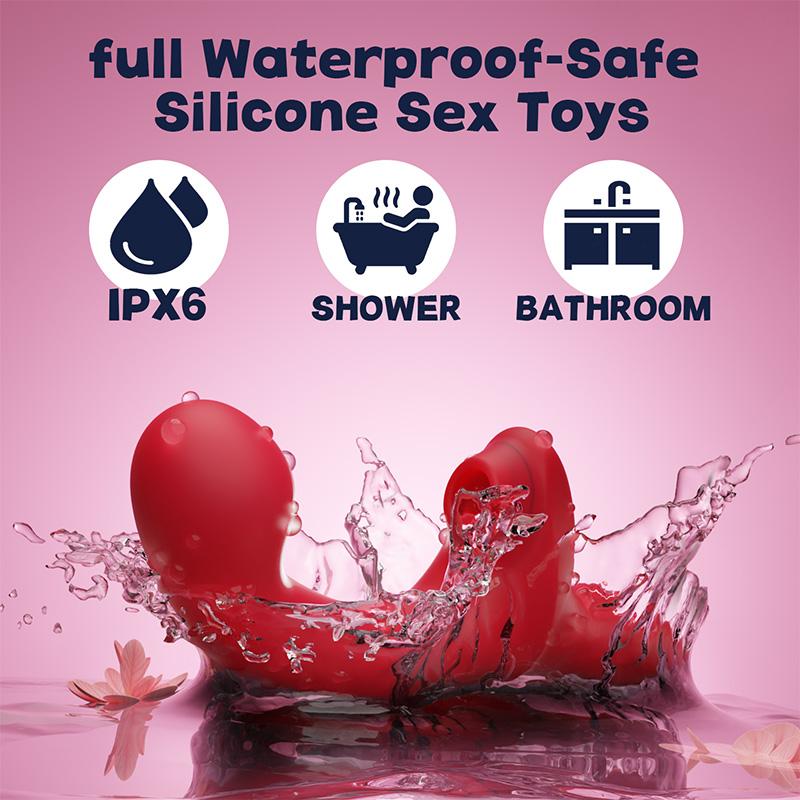 Leistungsstarker Dildovibrator mit 20 Geschwindigkeiten, weiblicher Klitoris-Sauger, Vakuum-Klitorisstimulator, Waren für Erwachsene, Fingerwackeln, Sexspielzeug für Frauen