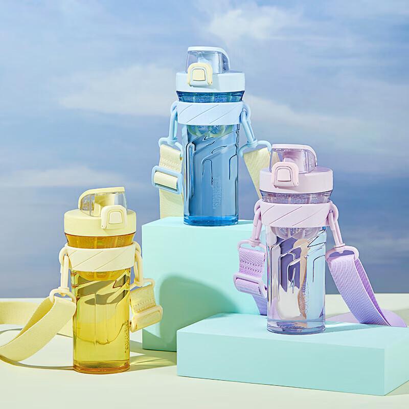 Thermos TP-4086P Double-Layer Borosilicate Glass Water Bottle