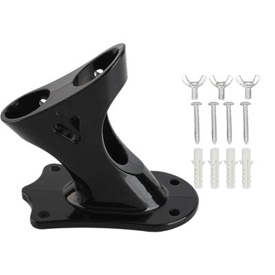 Flag Holder 2 Position Rust Proof 1in Inner Diameter Aluminum Alloy Flag Pole Bracket for Wall Roof