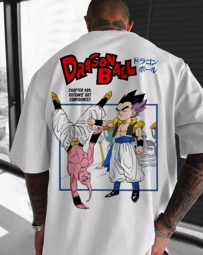 Streetwear Große Größen Dragon Ball Z Grafik T-Shirt Oversized Y2k Herren Damen Baumwolle Hohe Qualität Kurzarm Damen Herren Kleidung