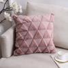Latest 45x45cm Plush-touch Throw Pillow Covers Solid Color Square Bolster Wool Pillow Case For Sofa Bedroom Car Cusihion Cover Decorative