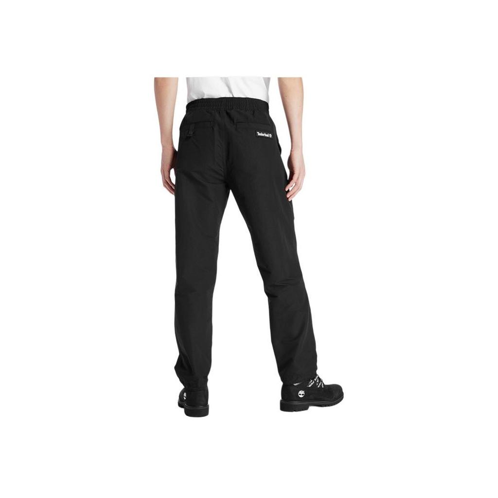 Timberland Outdoor Hiking Solid Color Stretch Breathable Straight Leg Casual Pants Men bottoms Black A2AFK-001