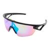 Temples Logo Nylon Irregular Sunglasses Men's Black
