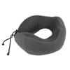 Travel Neck Pillow Airplane Long Flight Plane Memory Foam Adjustable U Shaped Napping Support Dark