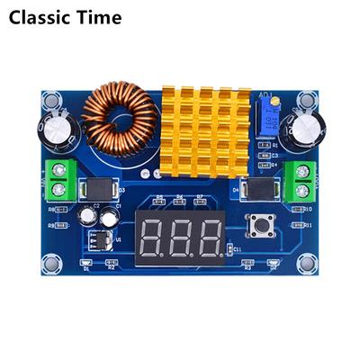 XH-M411 DC 3V-35V a DC 5V-45V Módulo de impulso Voltímetro digital Módulo elevador DC-DC Placa convertidora de impulso 5A Potencia ajustable para voltaje