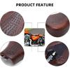 Motorcycle Crocodile Brown Driver Solo Seat Soft Front Cushion Compatible for Harley Sportster XL883 Forty Eight 48 XL1200X Seve