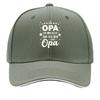 Gorra de esponja de impresión OPA tendencia de moda casual ligera transpirable cómoda tamaño ajustable unisex gorra de béisbol sándwich