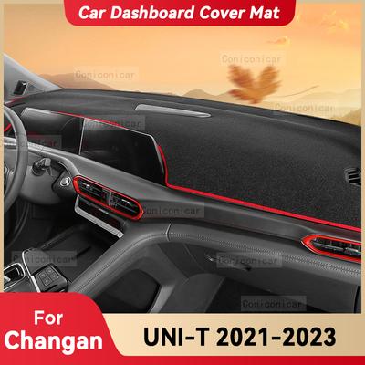 For Changan UNI-T 2021- 2023 Car Dashboard Cover Mat Sun Shade Pad Avoid Light Mat Instrument Carpet Protection Accessories