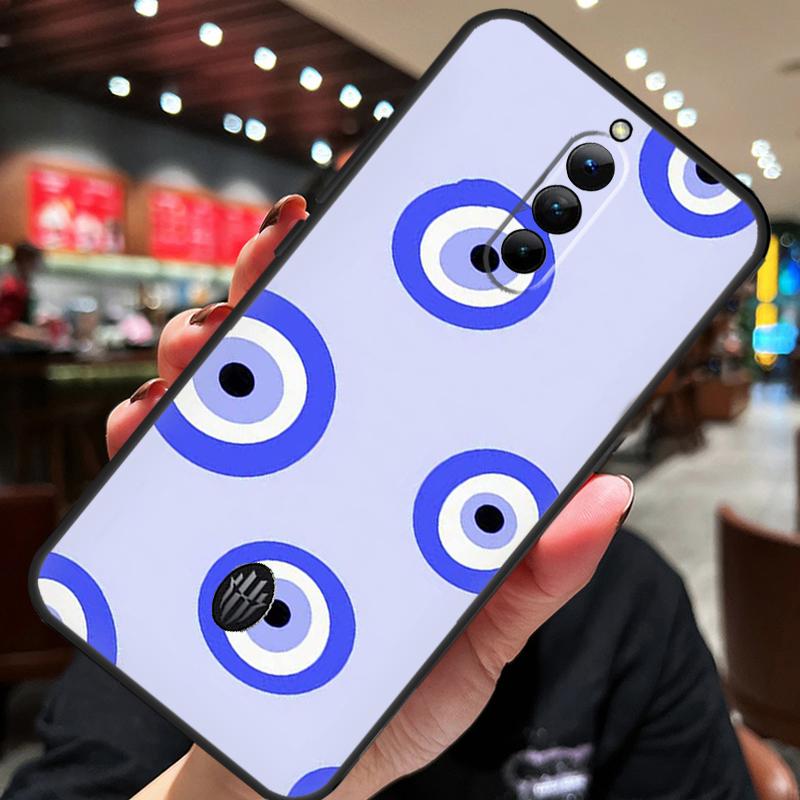 Lucky Eye Blue Evil Eye Print Case For ZTE Nubia Red Magic 8S 9S 10S 8 9 10 Pro Plus 6S 7S 6 7 Pro 5G 6R 11 Pro Plus Cover