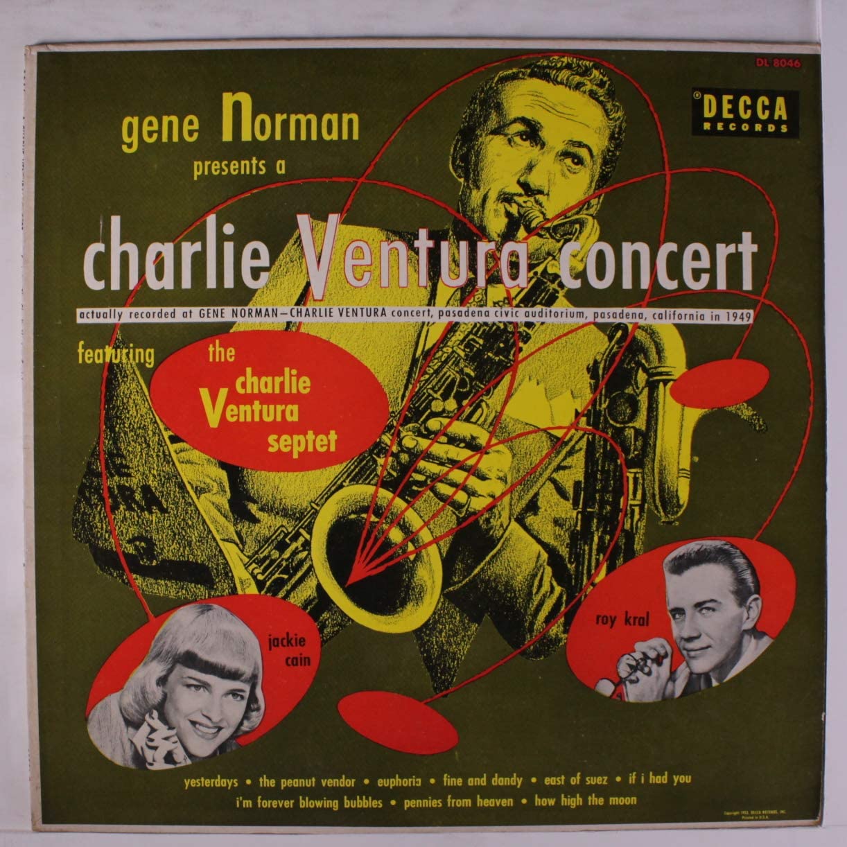 

LP Record VARIOUS - Gene Norman Presents A Charlie Vent MCA42330 MCA 1980 US Jazz
