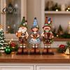 German Heritage Home Decor 3Pcs/Set Oktoberfest Table Centerpieces, 2D Bavarian Costume Figure Ornaments, Pretzel Beer Unique Holiday Keepsake