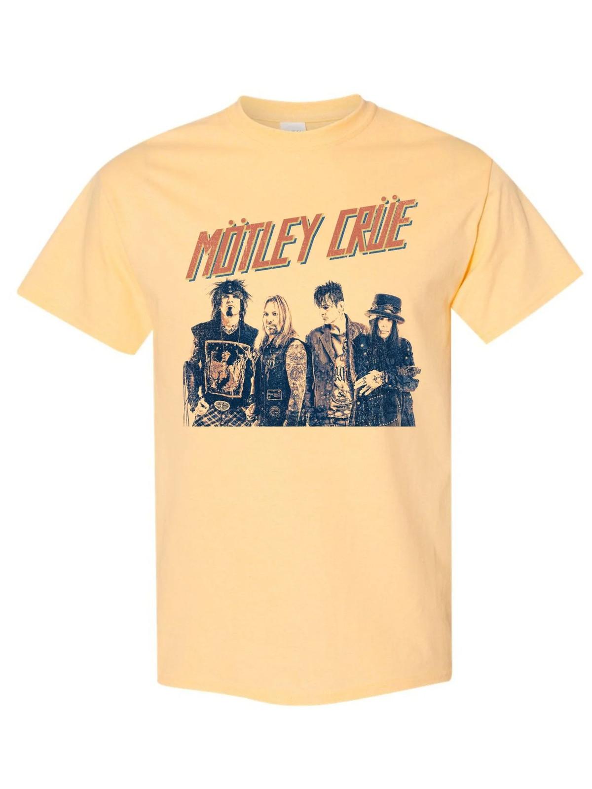 Motley Crue - Retro Boomin Jumbo Print T Shirt XXXXL