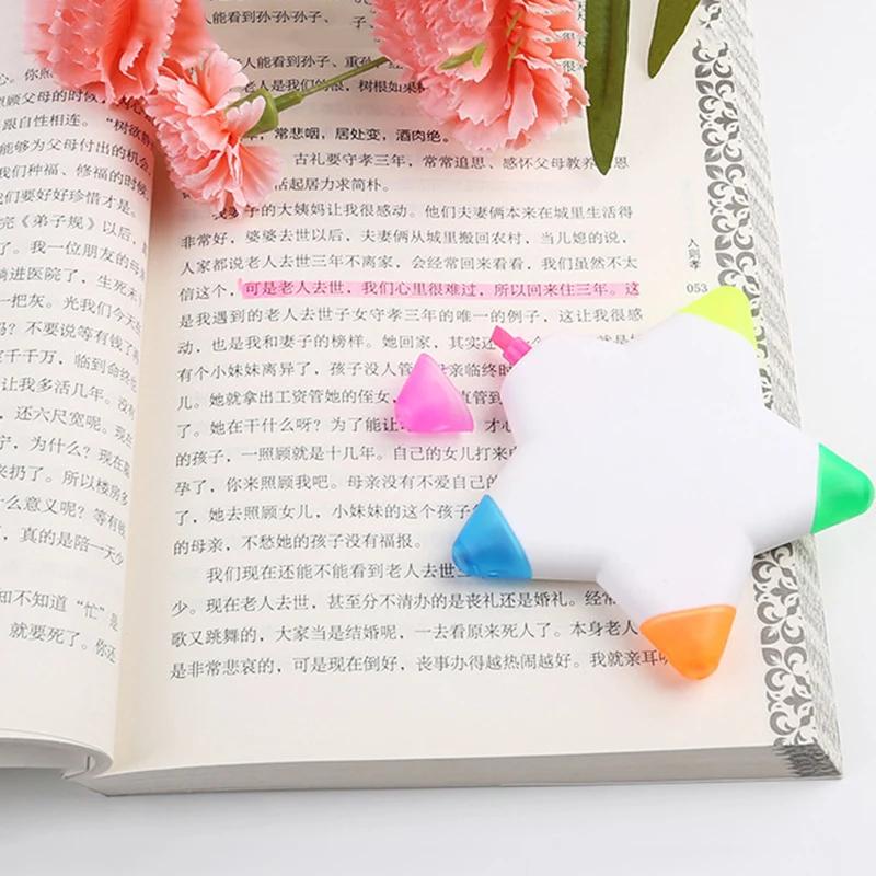 Highlighters Multicolor Creative Highlighter Pen Kawaii Markers Drawing School Art Supplies Japanese Stationery