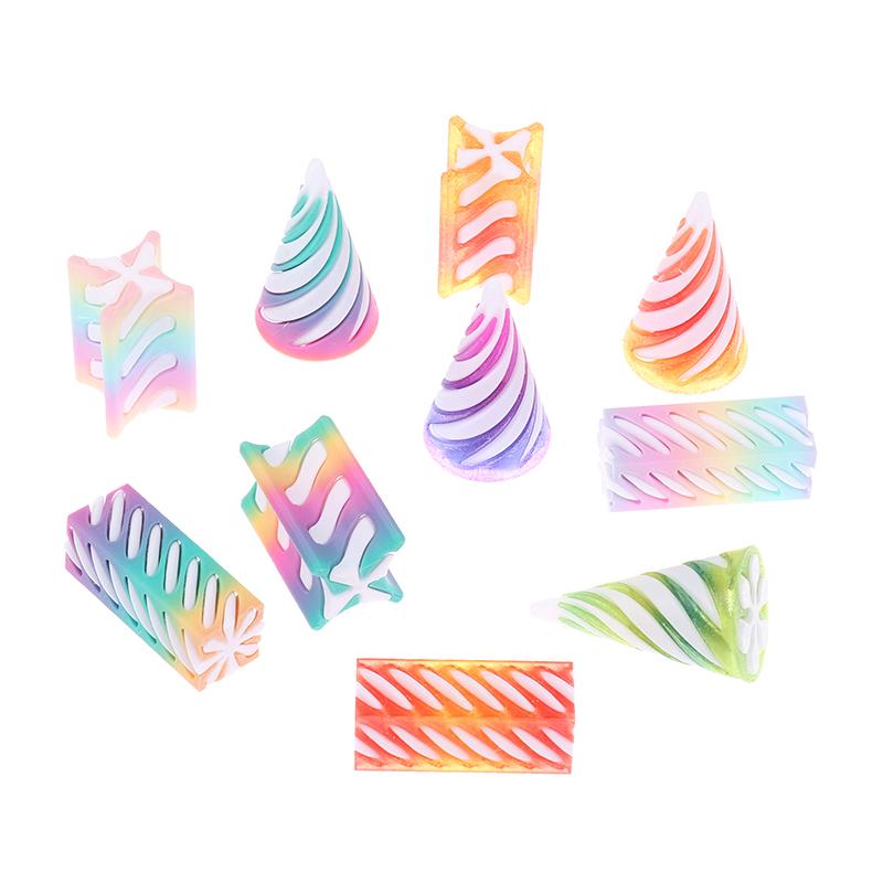 1 Piece Spiral Cone Decompression Toy 3D Printed Pyramid Impossible Pass-Through Sculpture Square Pillar Helix Screw Fidget Toys