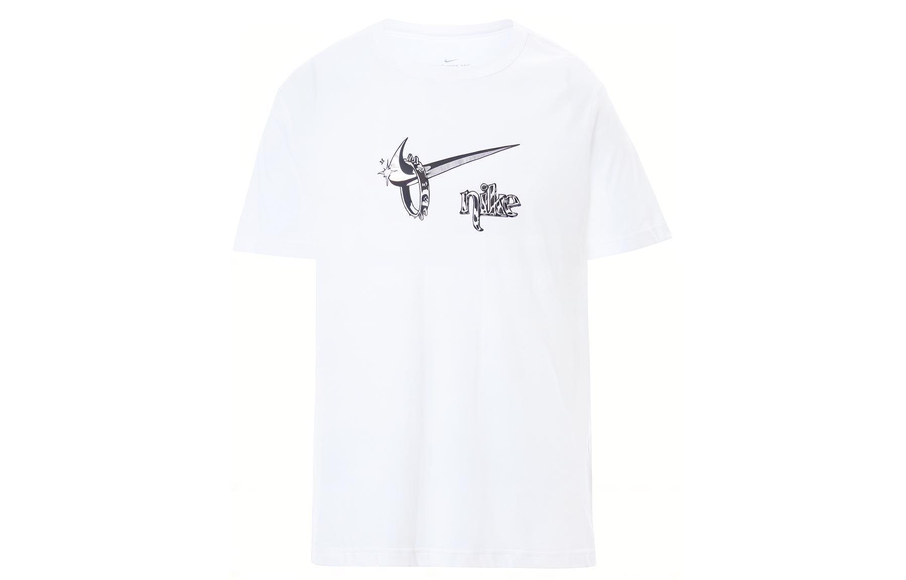 Nike Set in Sleeve T Shirt Women s White CT8927-100 XL