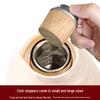 Set of 4 Wooden Thermos Stoppers for Hot Water & Tea Bottles - Newcomer Exclusive with Free Shipping