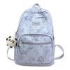 Schoolbag Large-capacity Computer Travel Backpack Simple New College Student Printed Schoolbag Niche High-value Versatile Backpack