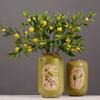 Artificial Lemon Yellow Berries Branch Wedding Home Party Decor Simulation Flower Arrangement LemonTree Decor Imitation Plants