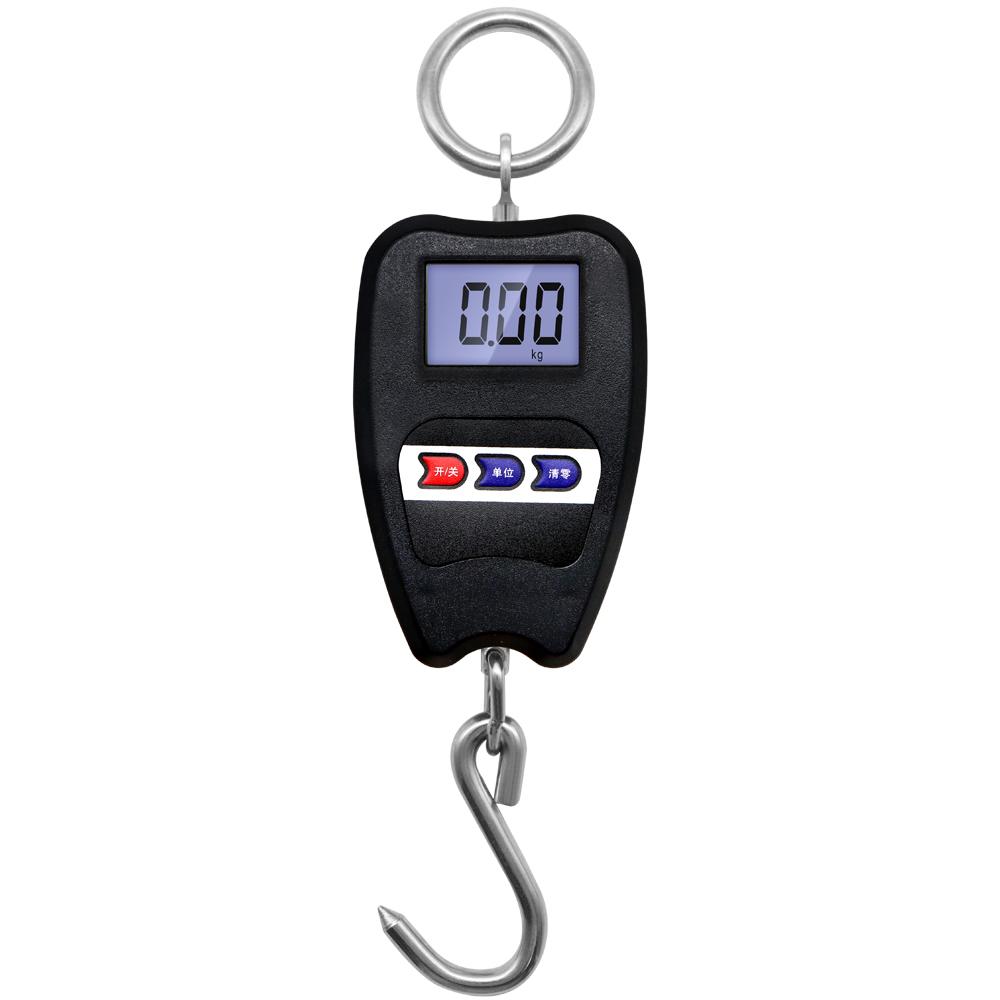 200kg/440lb Crane Scale Digital Industrial Hanging Scale Heavy Duty Hanging Hook Scales Stainless Steel Weighing Indoor&Outdoor